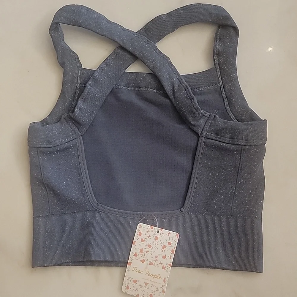 Free People  Keep it Movin Lurex Cami XS - Picture 6 of 8